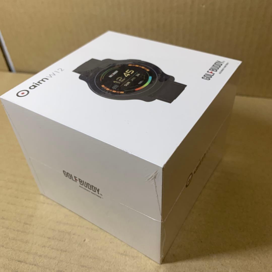 新品未開封　ゴルフバディー　aim W12 フルカラー タッチ ゴルフウォッチ