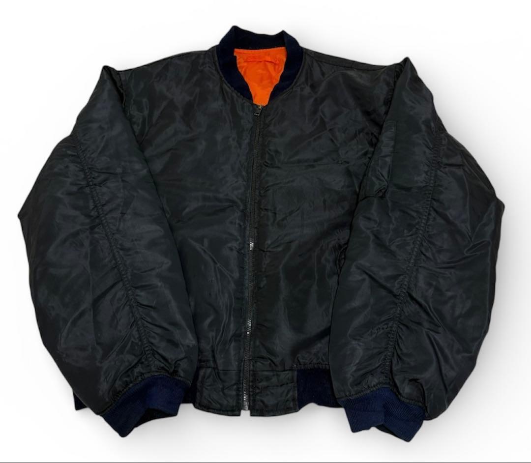 alpha MA-1 フライトジャケット XLサイズ ブラック