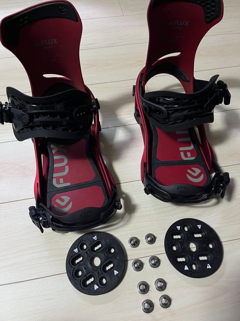 FLUX DS Lサイズ 20-21 RED ビンディング 赤 　美品