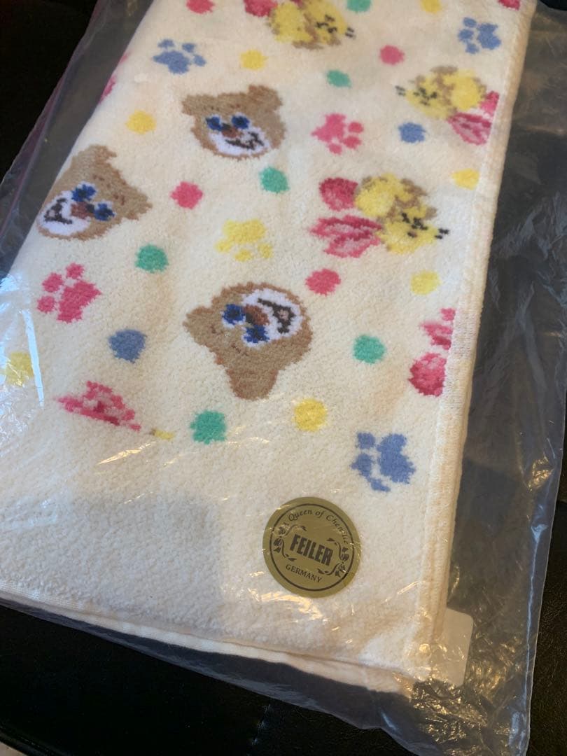 新品未使用　フェイラー　プティバス　イエロー　くま