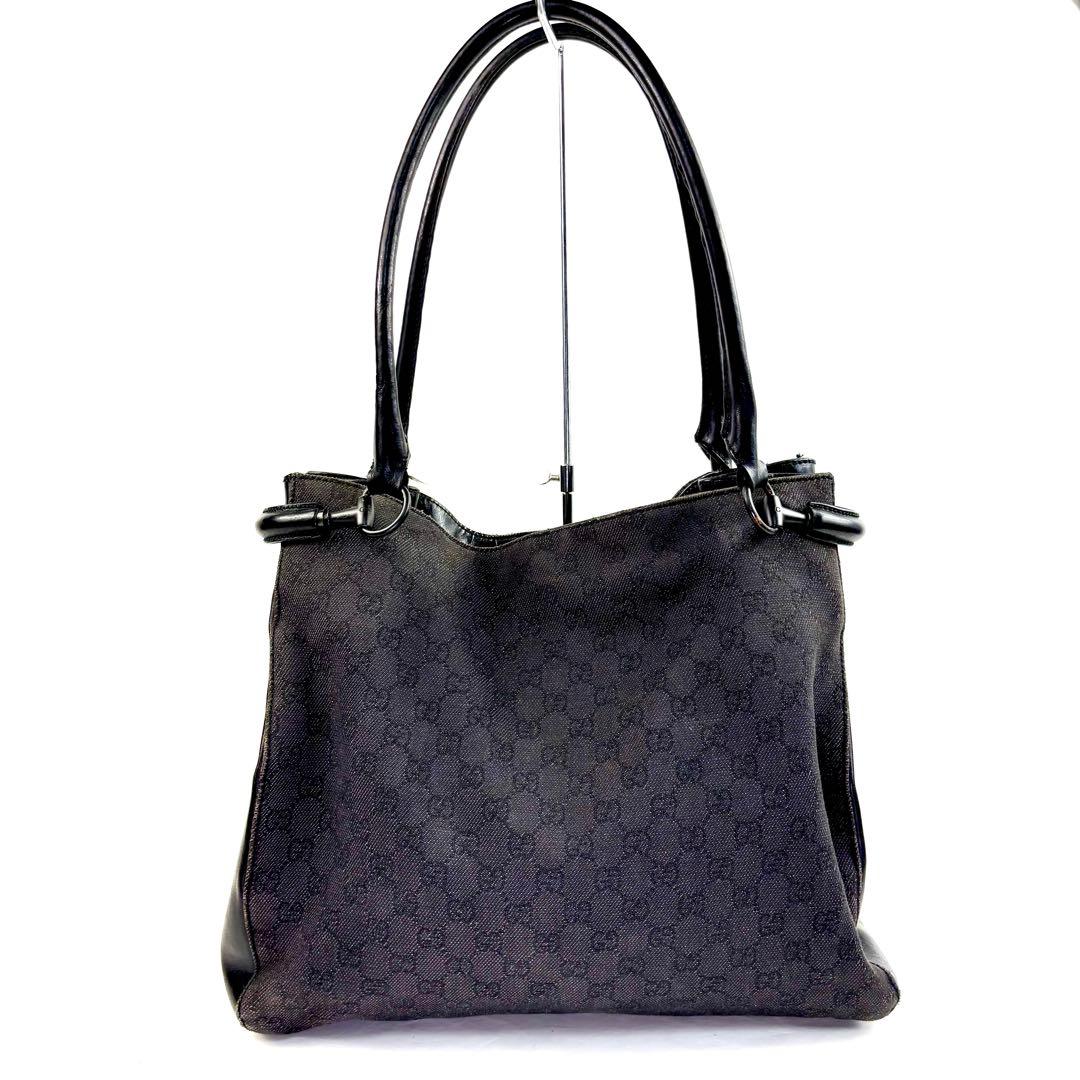 グッチ GG ブラック トートバッグ