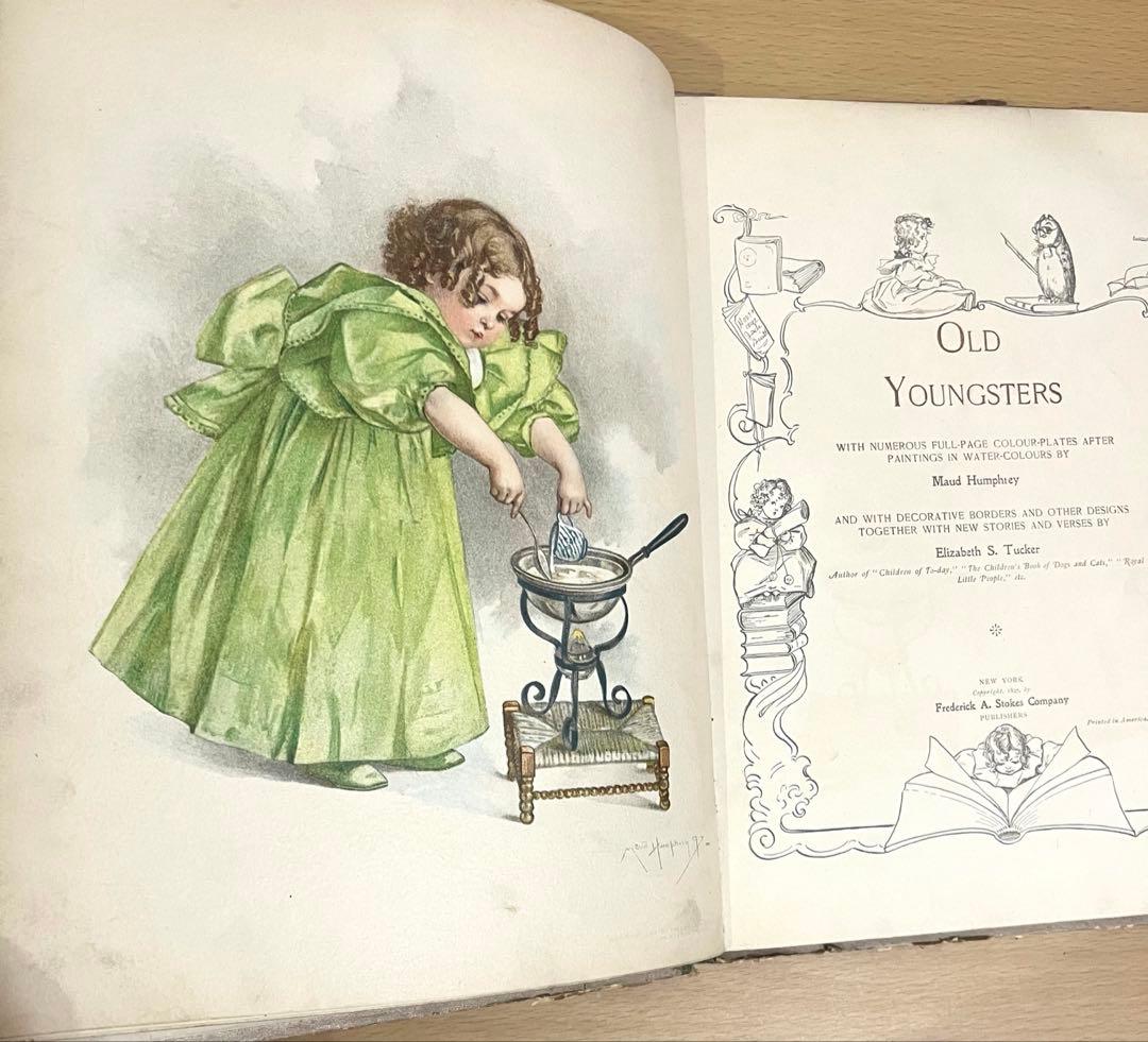 N o.355レア 超希少 アンティーク 洋書 絵本 ビクトリアン 児童書