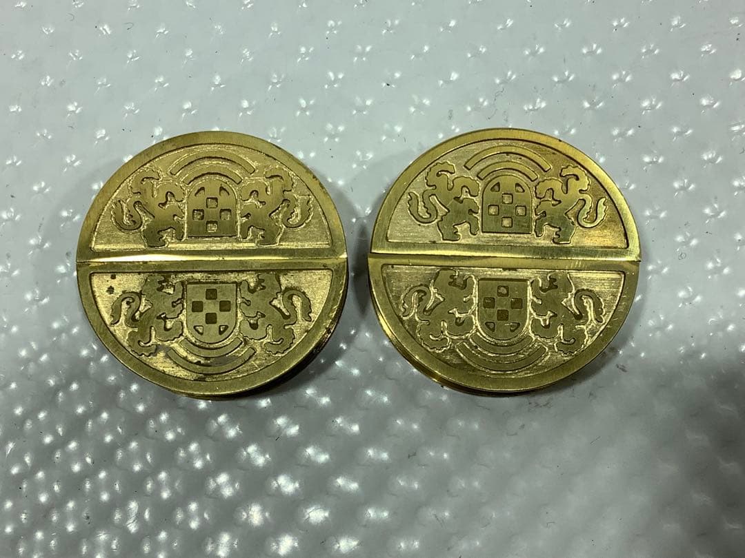 Z1 Z2 カムプラグ 真鍮製 向かい獅子 バイク 旧車 カスタム パーツ