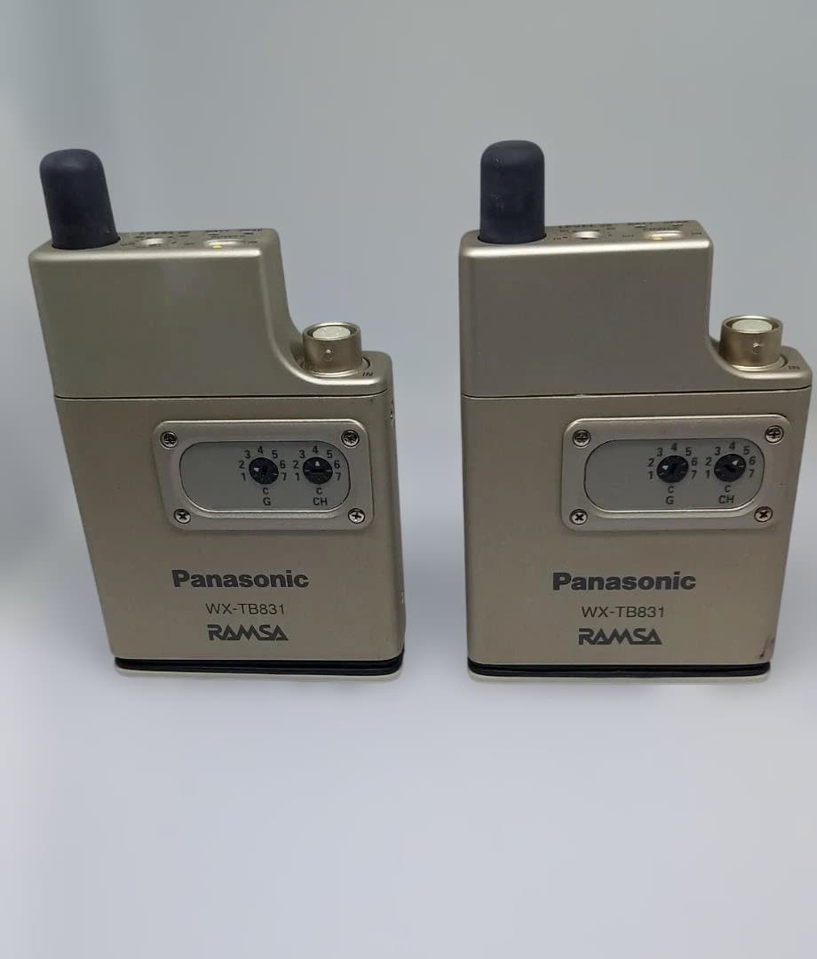 ◆RAMSA WX-TB831 ワイヤレス送信機 ラムサ◆②ジャンク2台セット