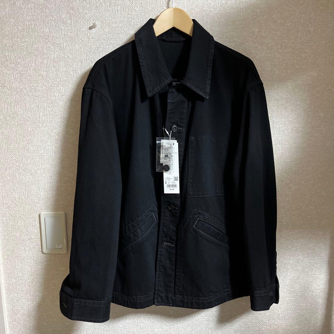 【新品】Uniqlo U オーバーサイズカラーデニムジャケットS 黒