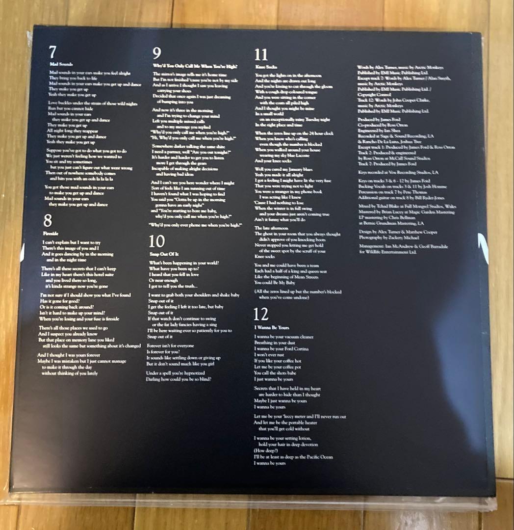 稀少EUオリAM Arctic Monkeysアークティックモンキーズレコード