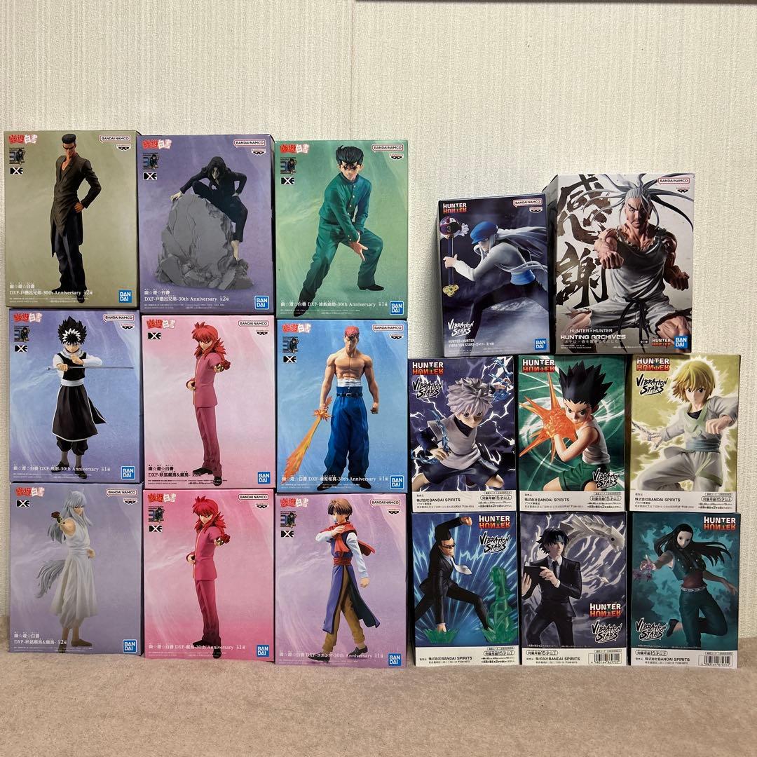 ハンターハンター 幽遊白書 17点セット フィギュア