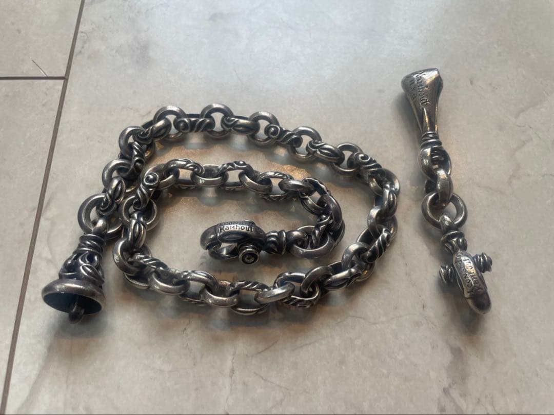 ロンワンズ　レイヴン　ウォレットチェーン ロンワンズ　ベルトフック＆クラスプ