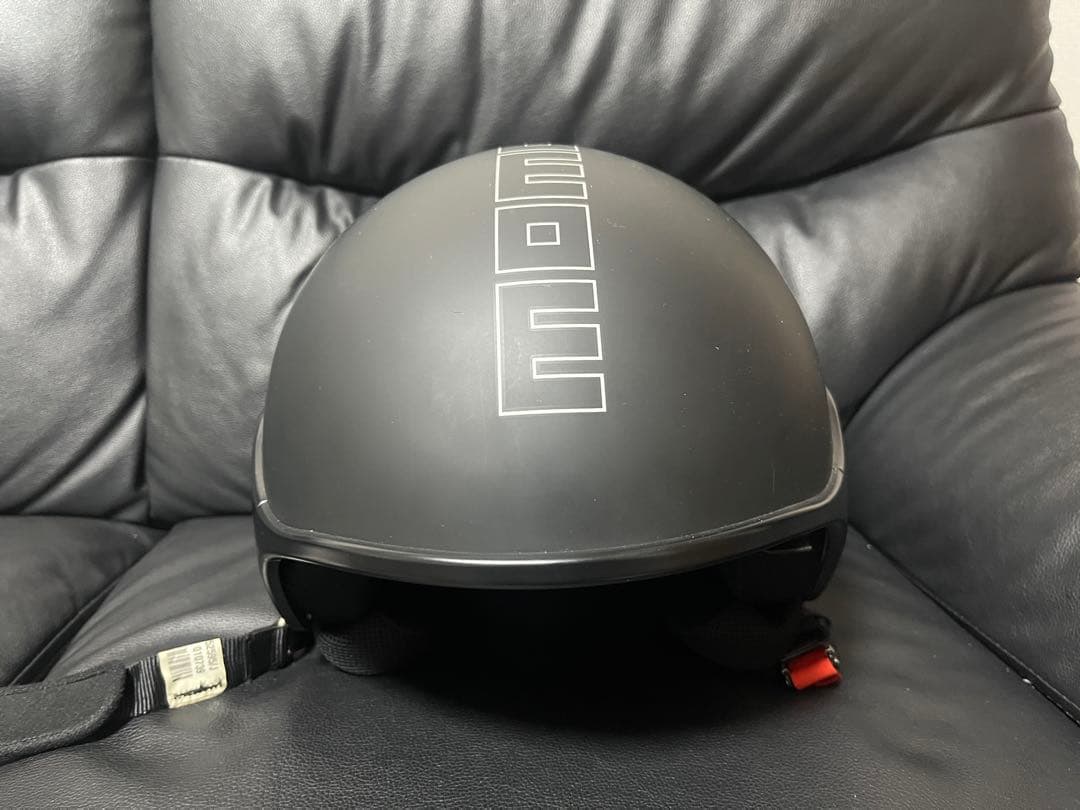 MOMO マットブラック ジェットヘルメット