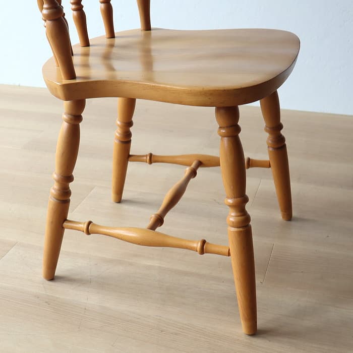 アンティーク 飛騨の家具 ウィンザーチェア ブナ材 北欧風 無垢材