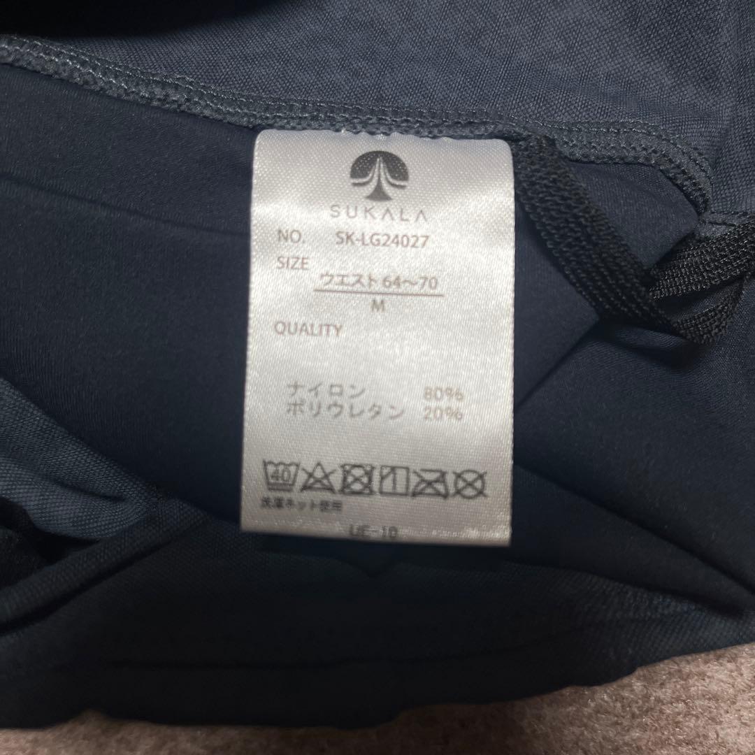 新品未使用　デニムクロスタンクトップ&デニムスリットレギンスM ネイビー