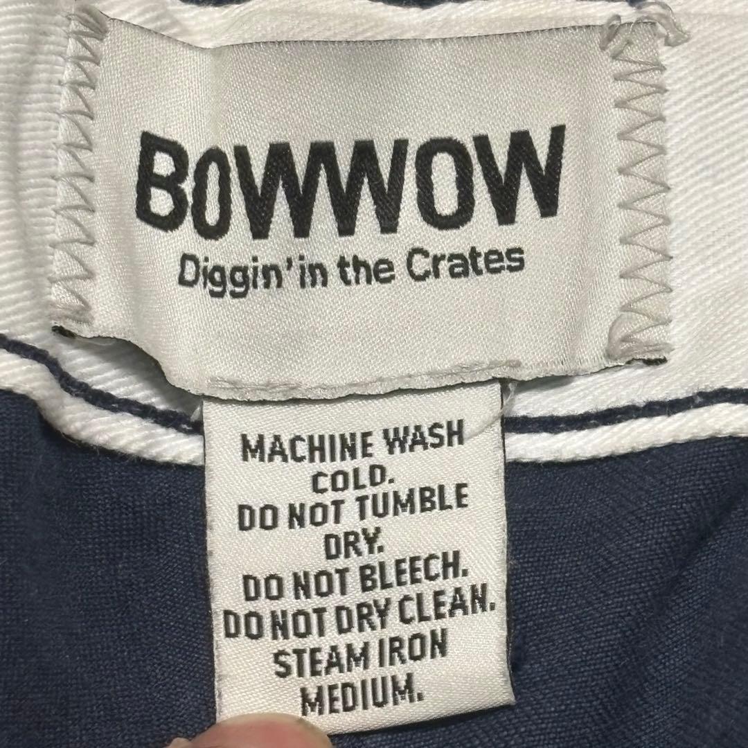 BOW WOW WORK TROUSERS DUSTY チノパン ネイビー