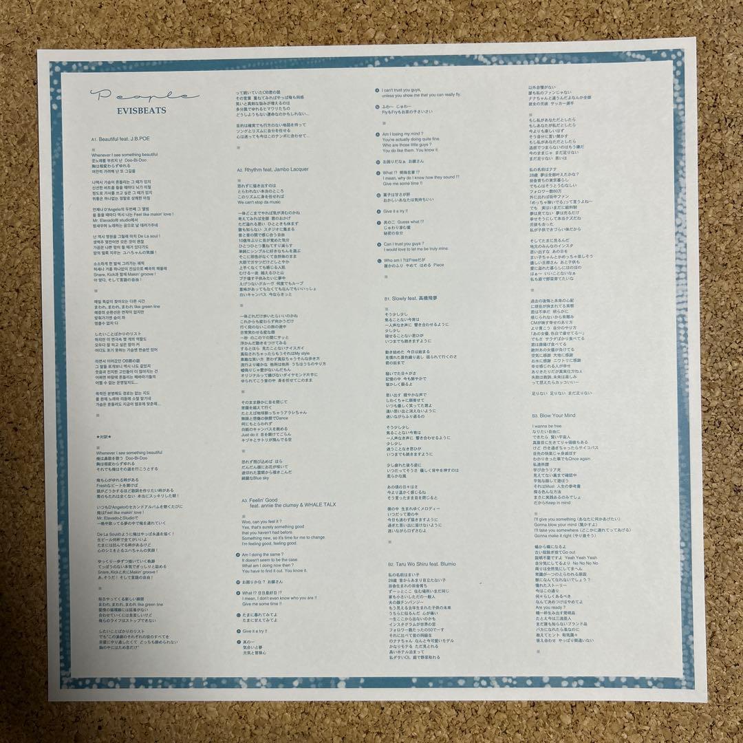 EVISBEATS People / 2LP レコード