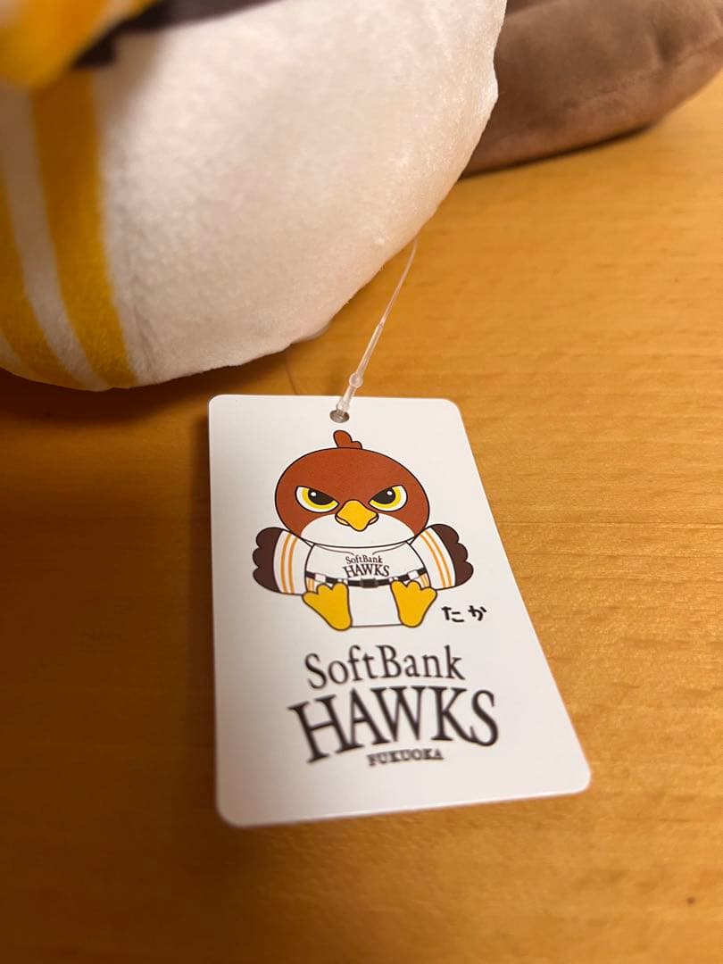 SoftBank Hawks 鷹ぬいぐるみ中くじ3等（非売品）