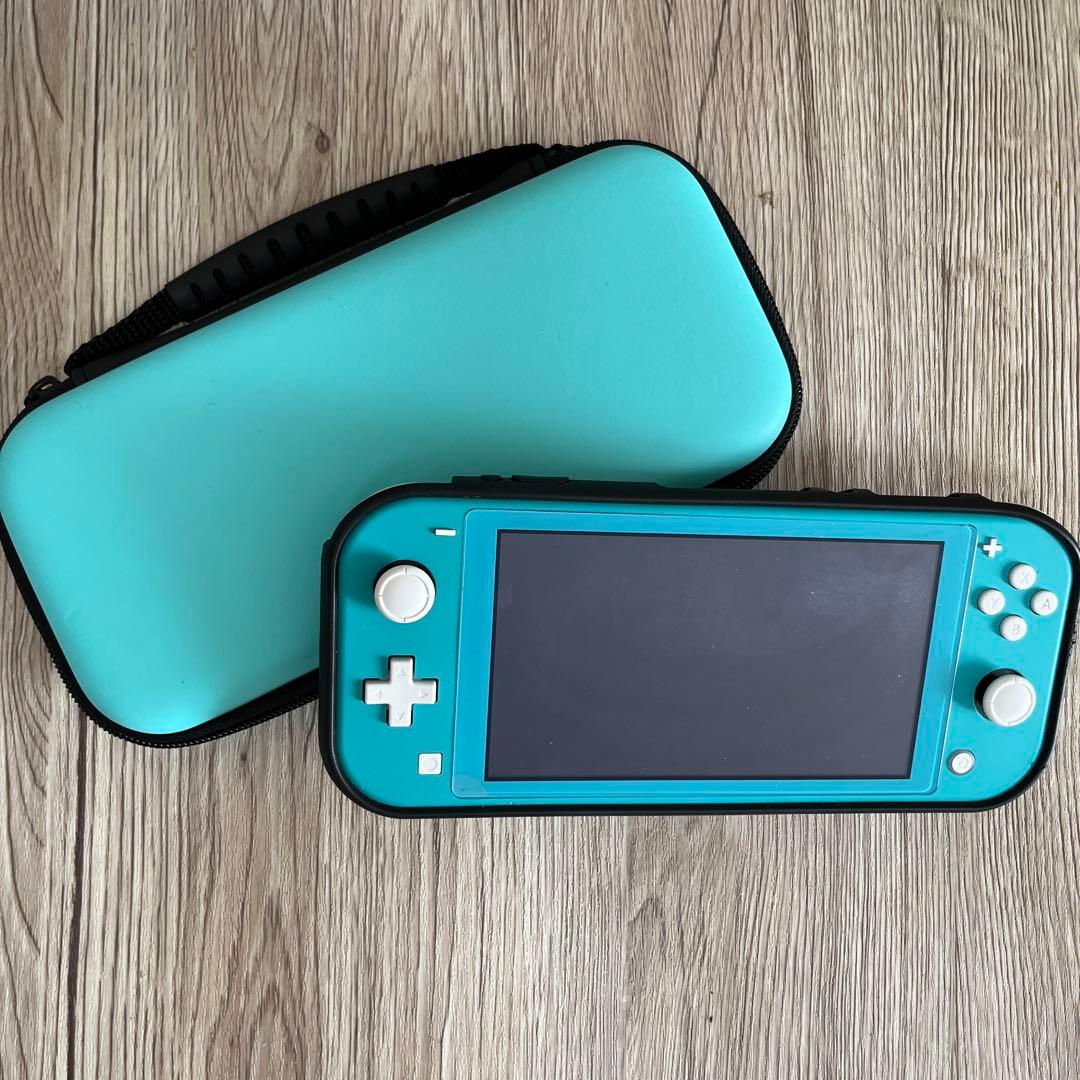 Nintendo Switch Lite ターコイズ 本体とハードケース
