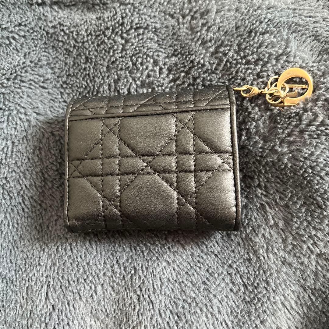 Dior 三つ折財布 ロータスウォレット ブラック 即日発送