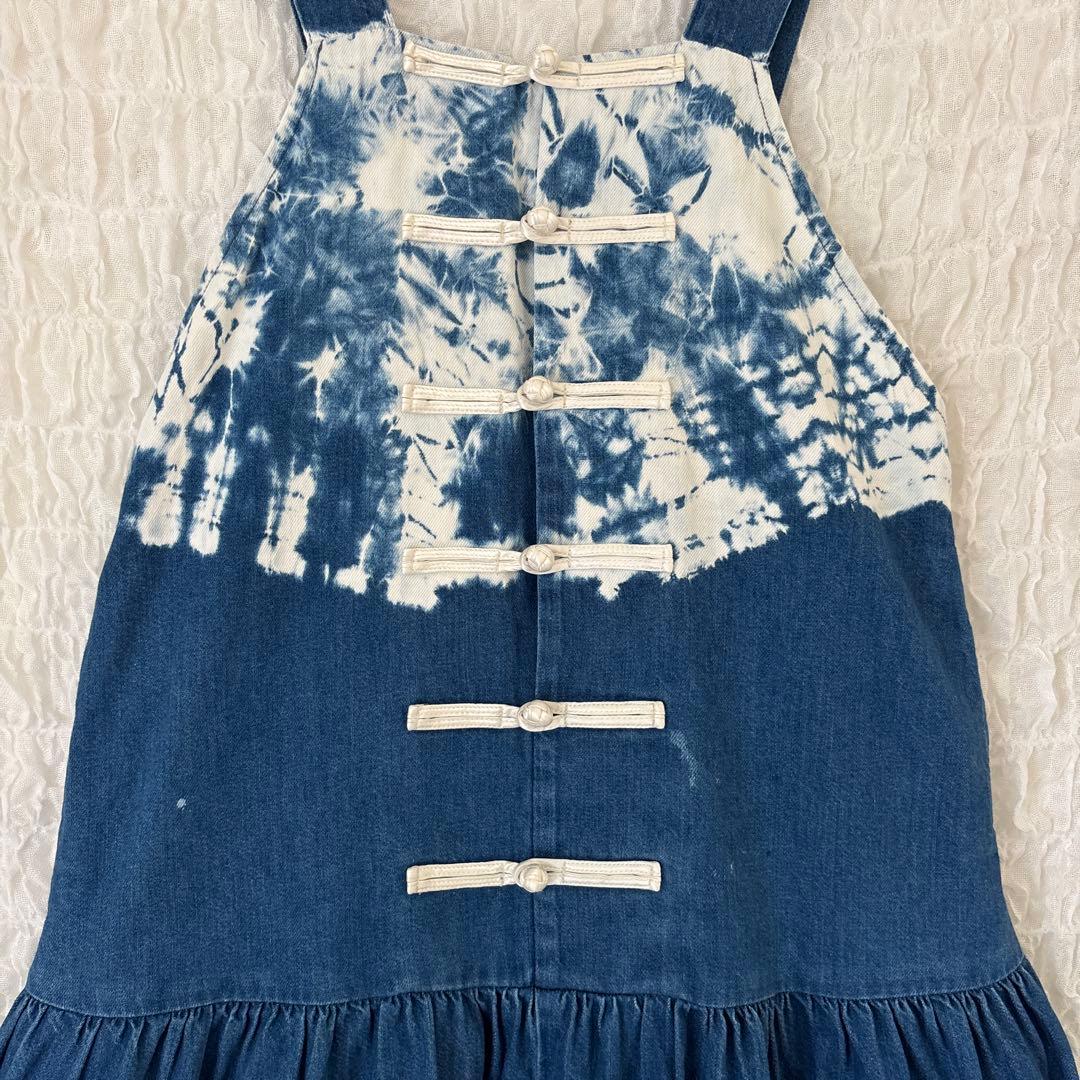 KOUNTRYキャピタル タイダイ インディゴ デニム サロペット オールイン