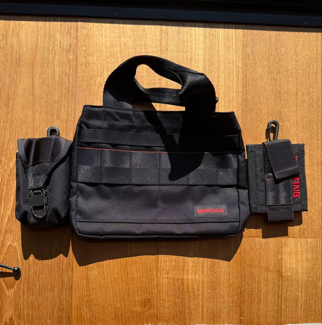 ブリーフィング　バック　ボール入れ　計測計　入れ　３点セット