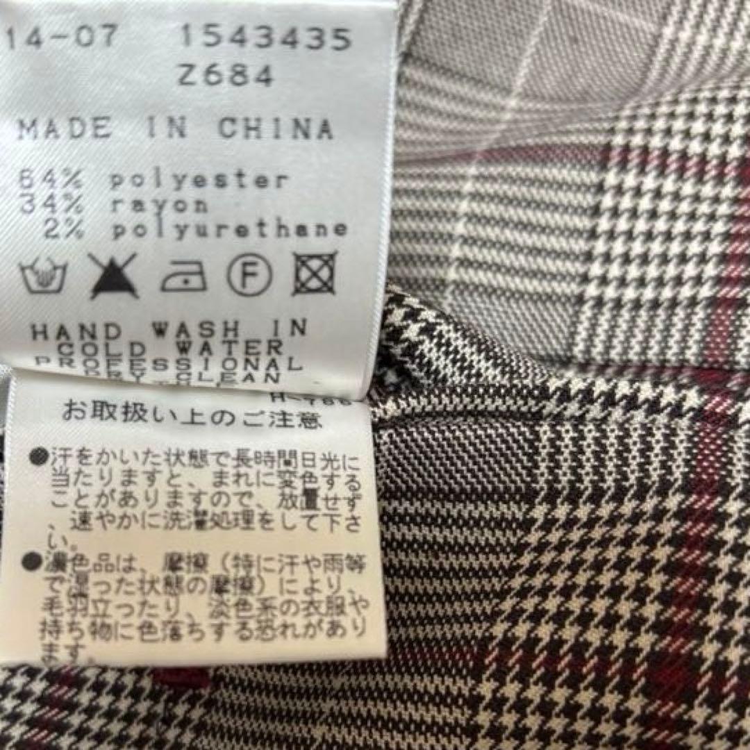 美品！PEARLY GATES☆チェック×千鳥格子　パンツ　S