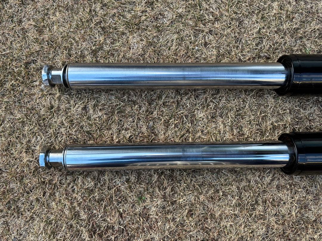 ハーレー　フロントフォーク　41 ソフテイル　FX エボ　ショベル　左右　黒