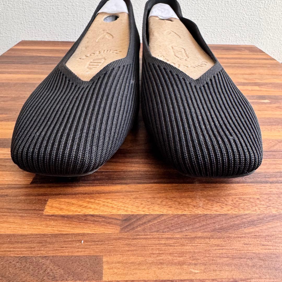 【美品】VIVAIA スクエアトゥ クラシックシリーズ フラットシューズ