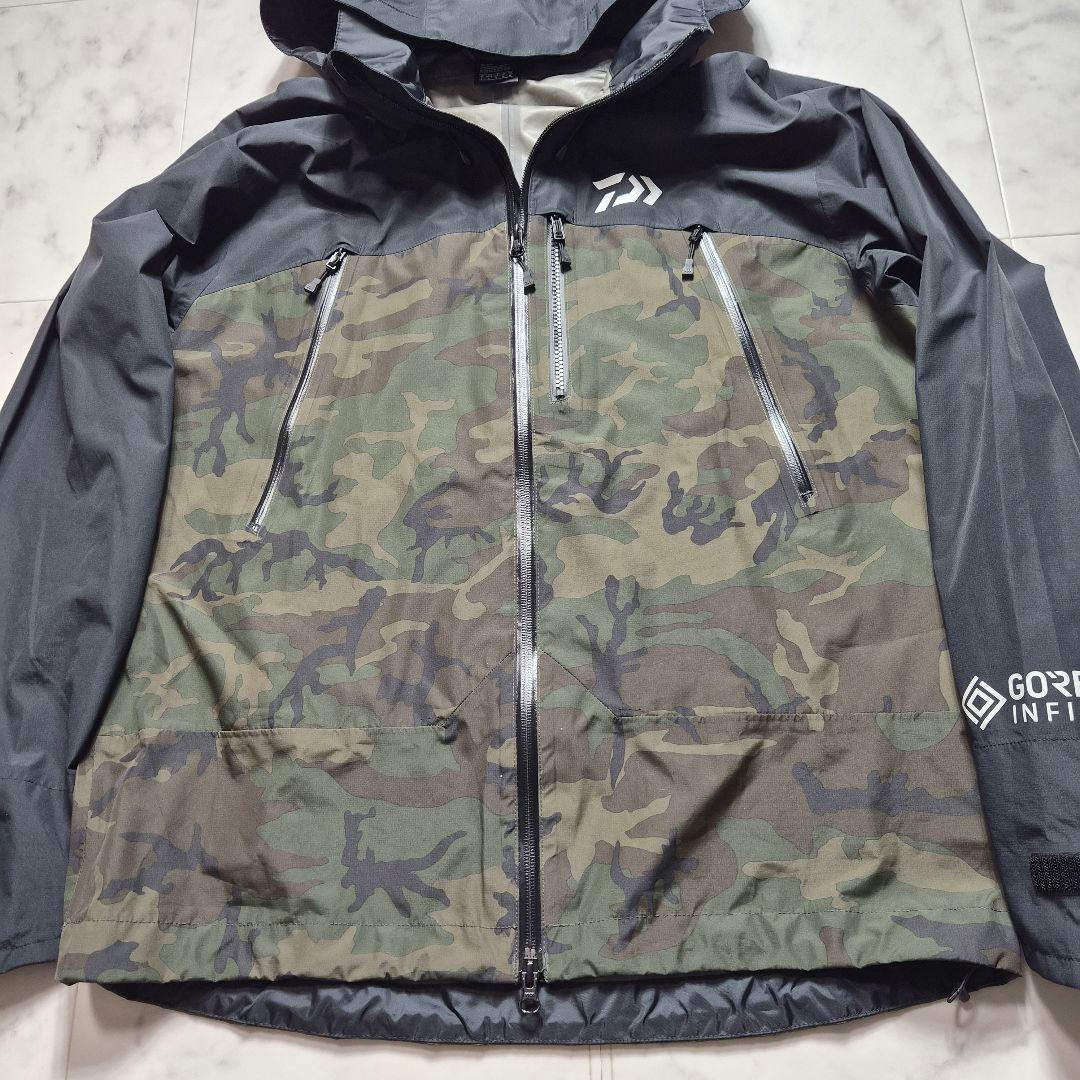 【美品】ダイワ XL インフィニアムプロダクト レインスーツ セットアップ L