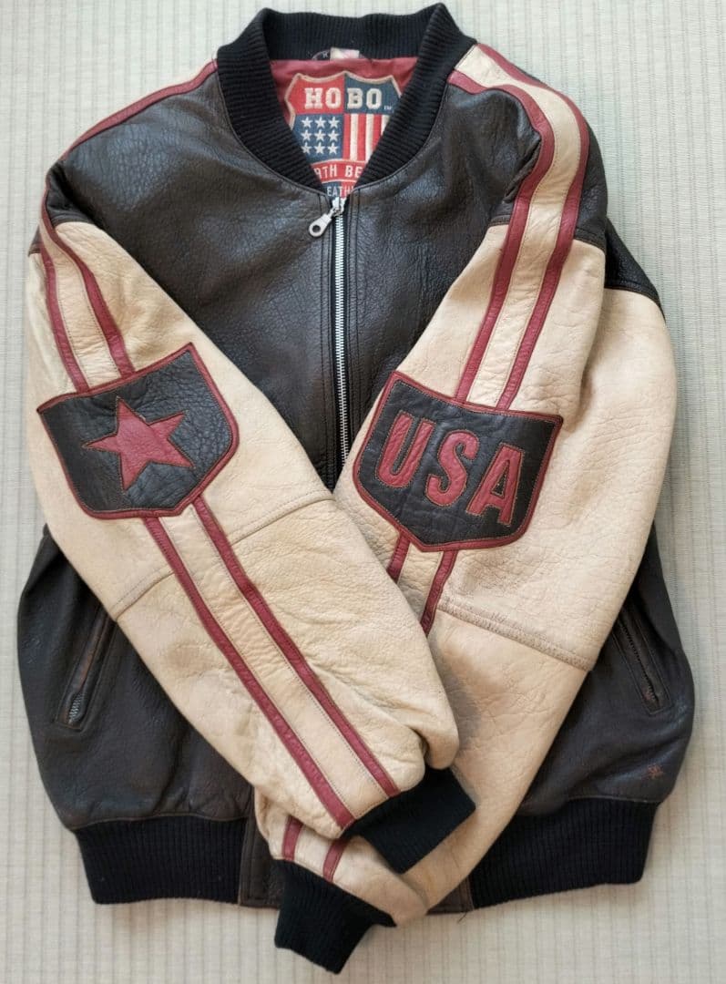 【レア物】NorthBeachLeather ノースビーチレザー　皮スタジャン