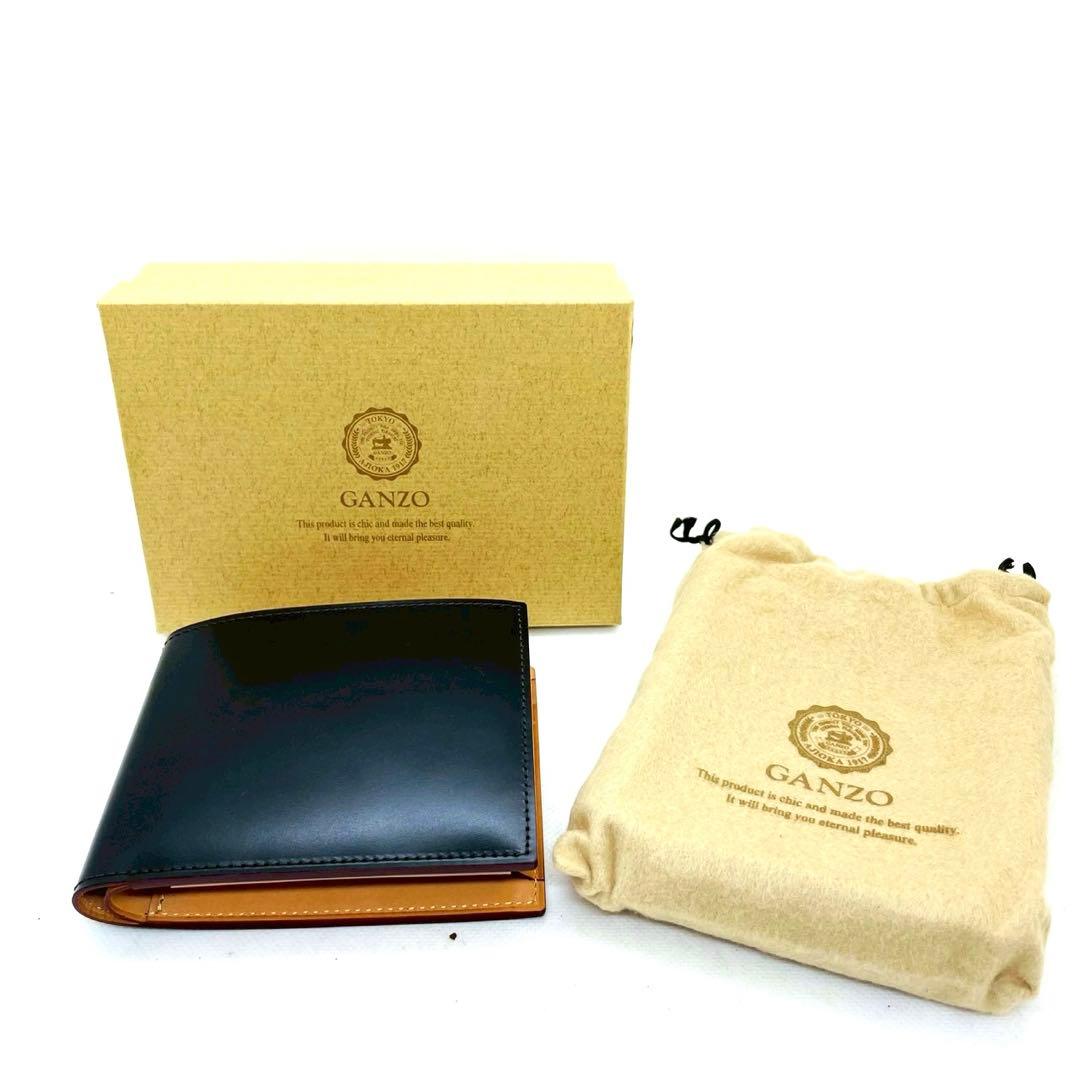 【mh/11.26/40】GANZO ガンゾ 2つ折り財布