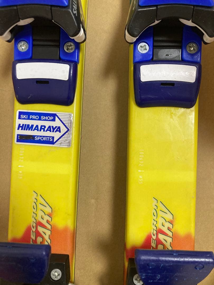 サロモン　キッズ用　スキー板100cm ブーツ19cm ストック80cm セット