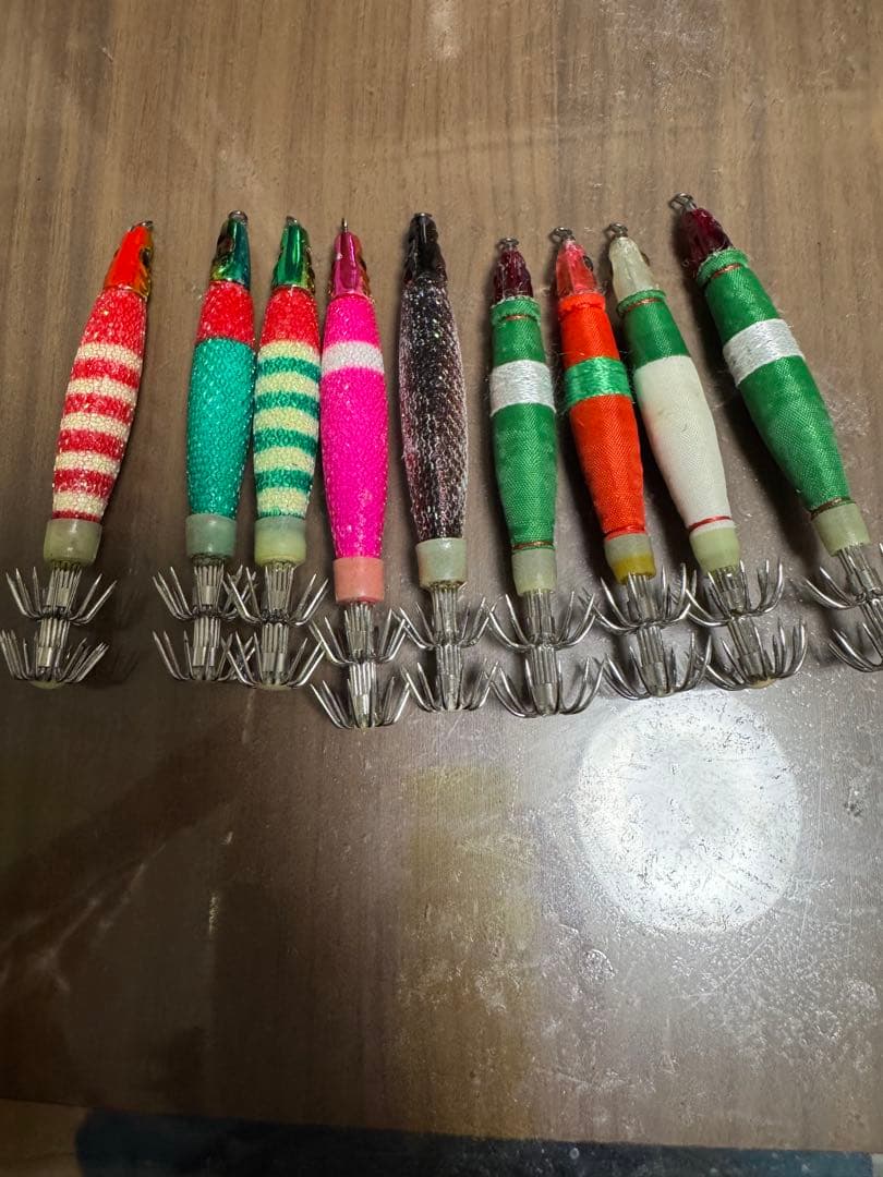 イカメタル　メタルスッテTG ９個セット ８号３個　１０号４個 １２号２個