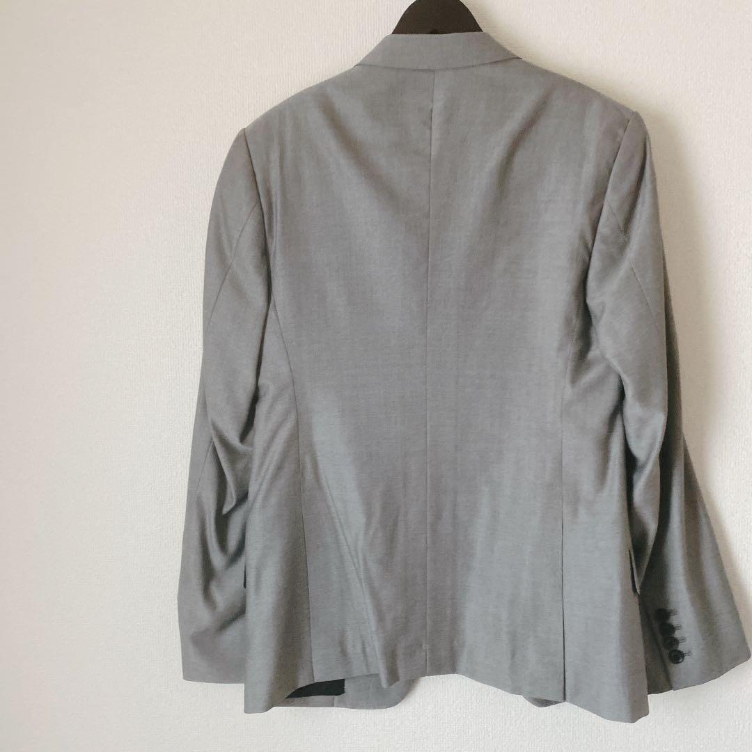 新品未使用タグ付き シルク混 5351プルーレスオムファム グレースーツ4