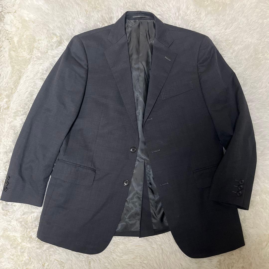 【極美品】J.PRESS ウール100% テーラードジャケット 段返り3Bグレー