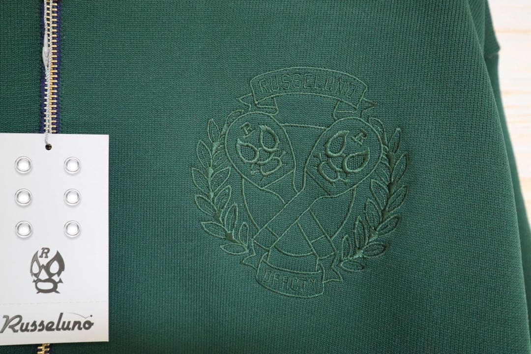 新品 ラッセルノ　RUSSELUNO ジップアップ　ニット　ビッグ　フーディー