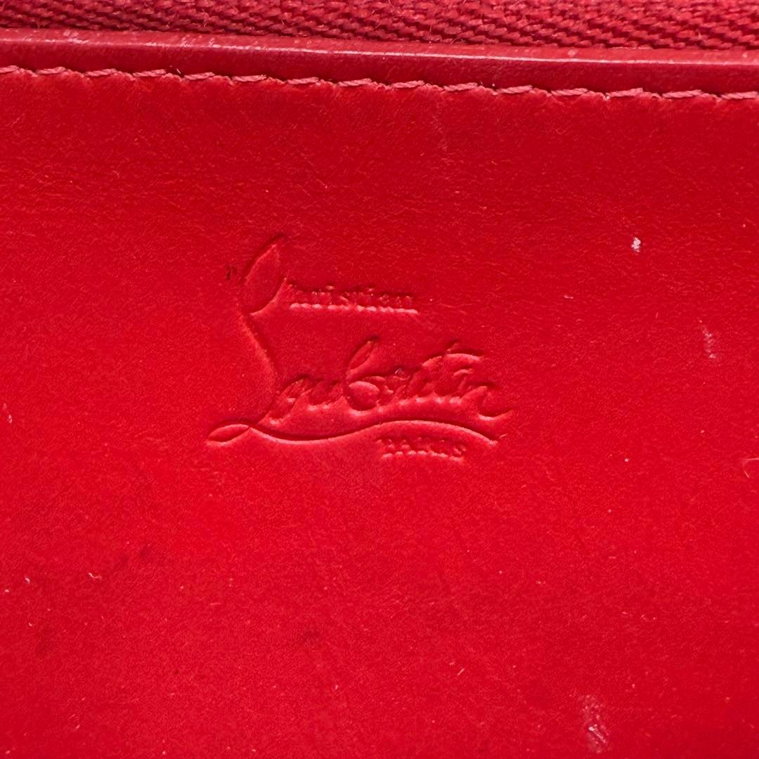 ✨美品✨ クリスチャンルブタン 長財布 パネトーネ レザー ピンクベージュ