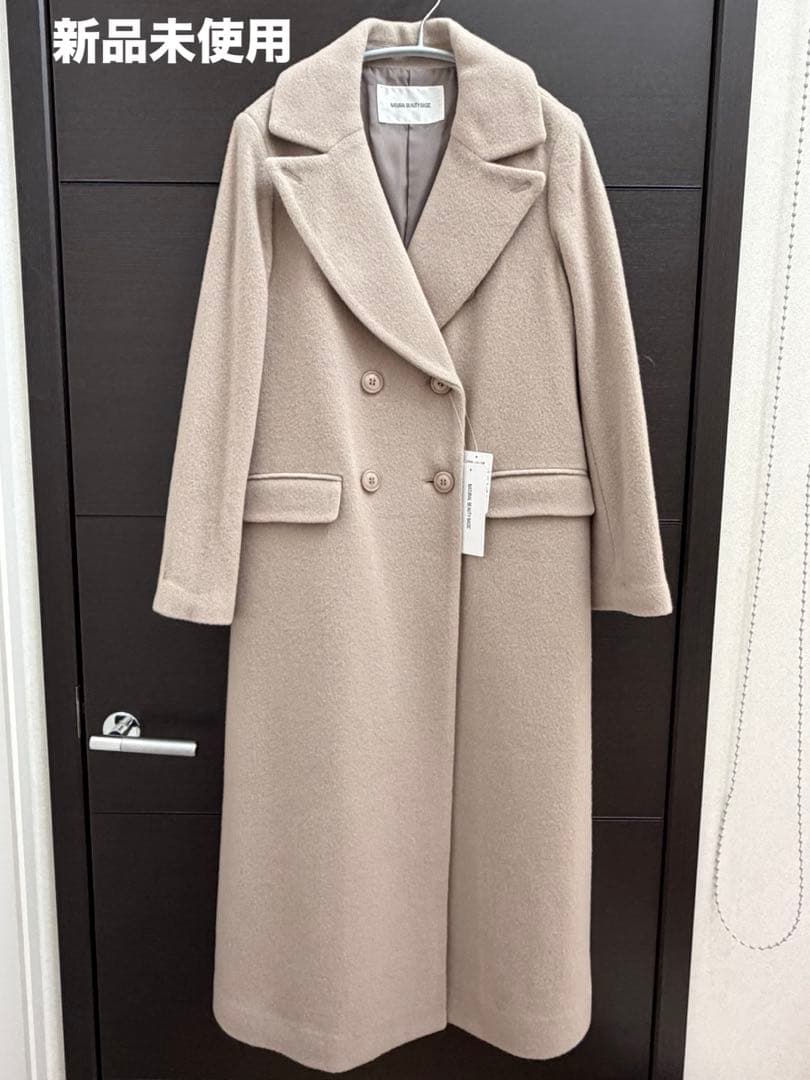 NATURAL BEAUTY BASIC ダブルチェスターモッサコート