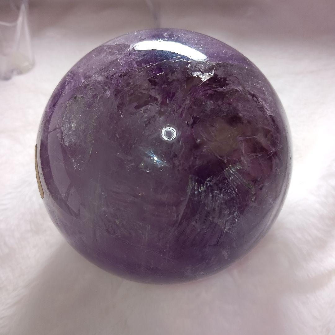アメジスト 紫水晶 パワーストーン 球形 10.5cm