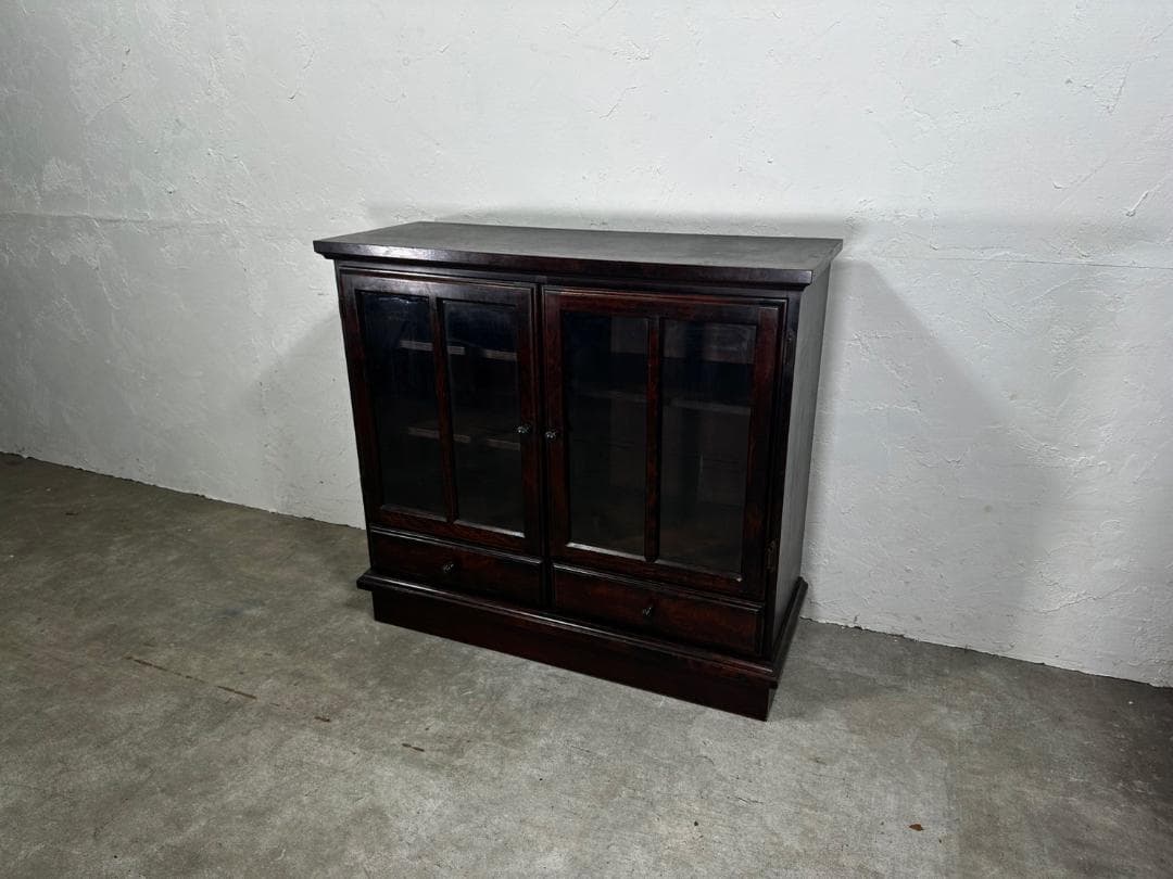 『FURANO』富良野民芸 チェスト キャビネット 本棚 飾棚 RWche19