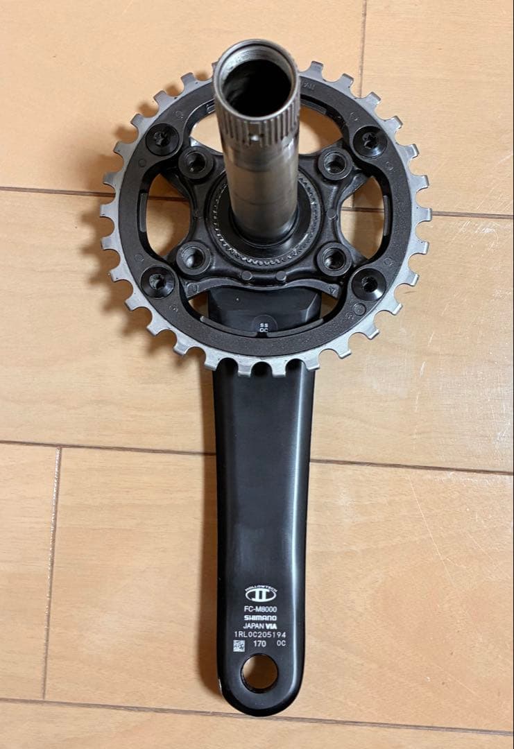 DEORE XT クランク ブラック T30 MTB 11s用