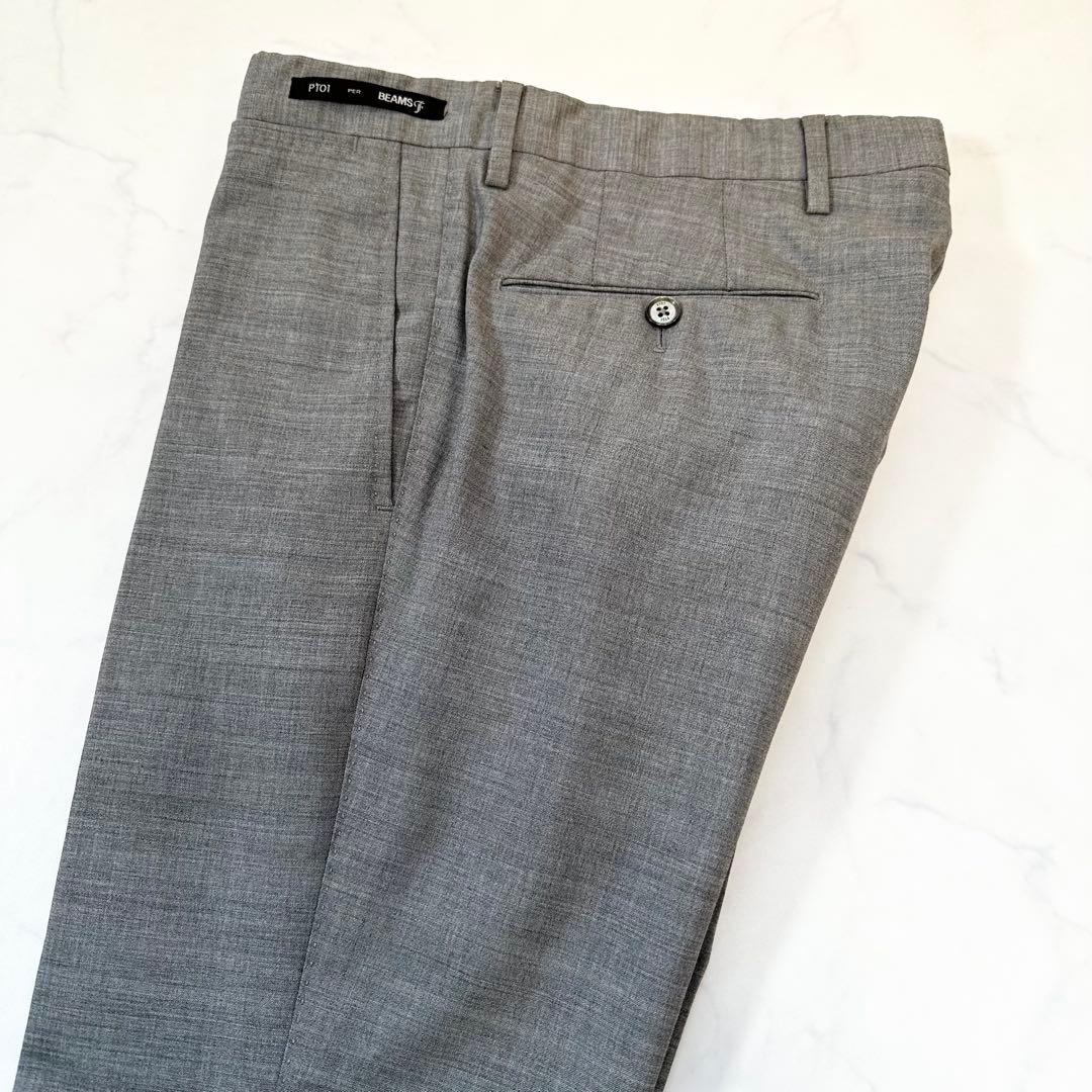 PT01 ビームスエフ別注 スーパースリムフィット ストレッチ グレー 46