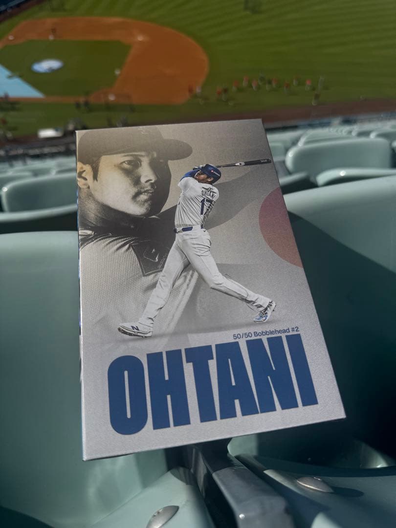 【新品】大谷翔平　ボブルヘッド　バッター50/50記念　2025/8/27配布品