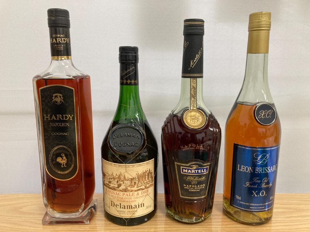 豪華４本セット！　フレンチ　コニャック　ブランデー　お買い得