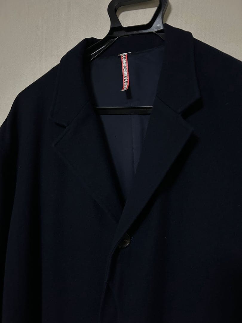 Y's for men チェスターコート ネイビー Lサイズ ヨウジヤマモト