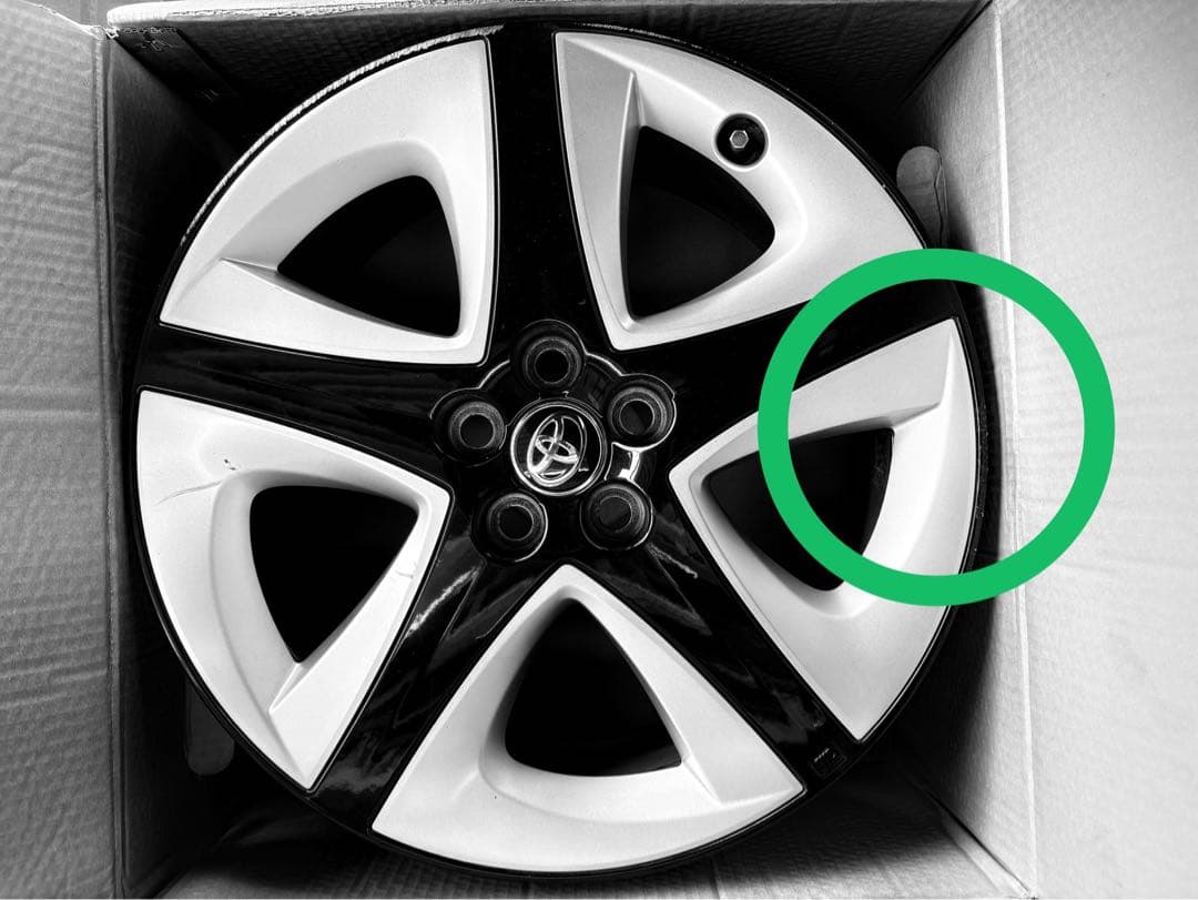 アフロトヨタ 純正 50プリウス 17インチ 7J+50 ホイールのみ