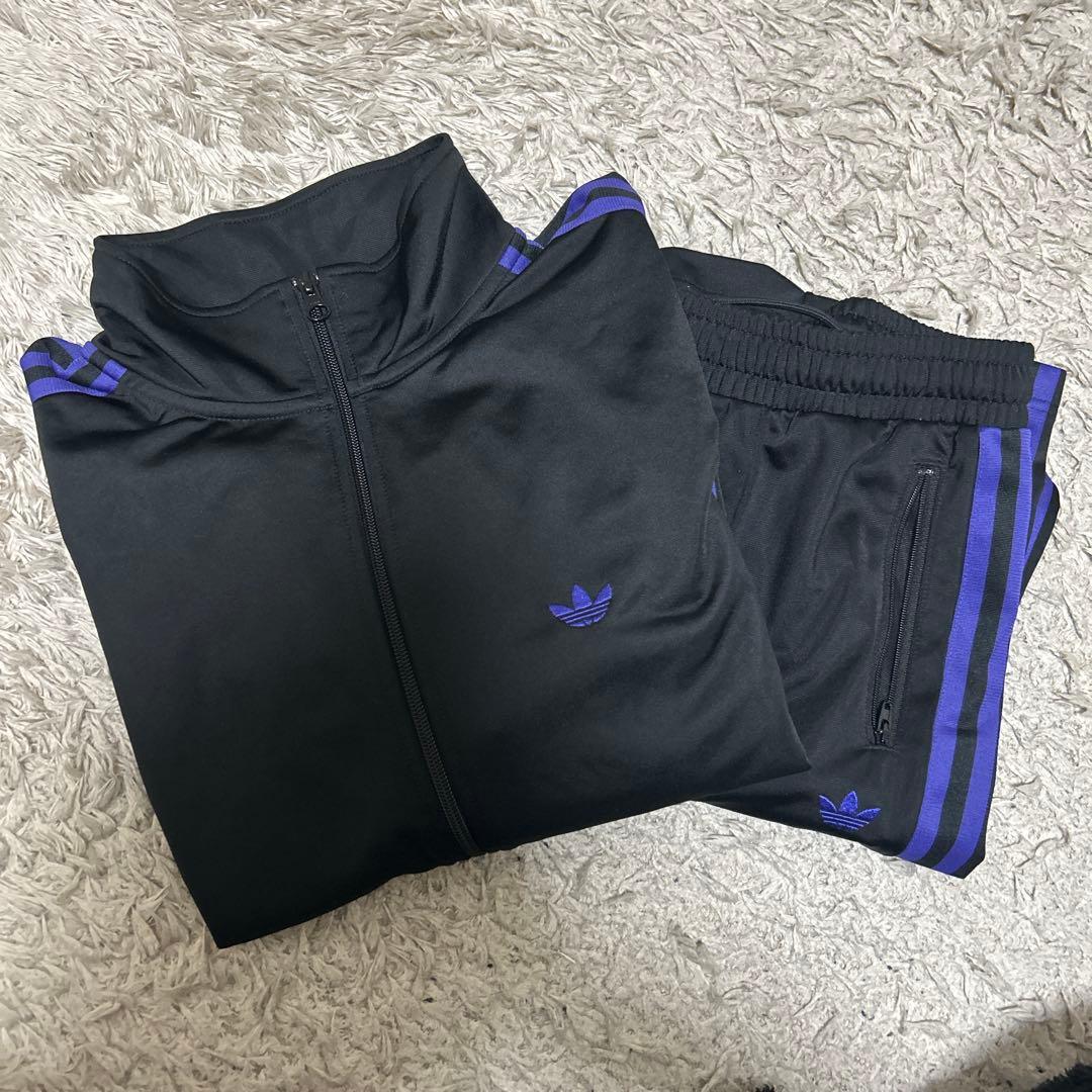 adidas トラックジャケット Sサイズ セットアップ パープル