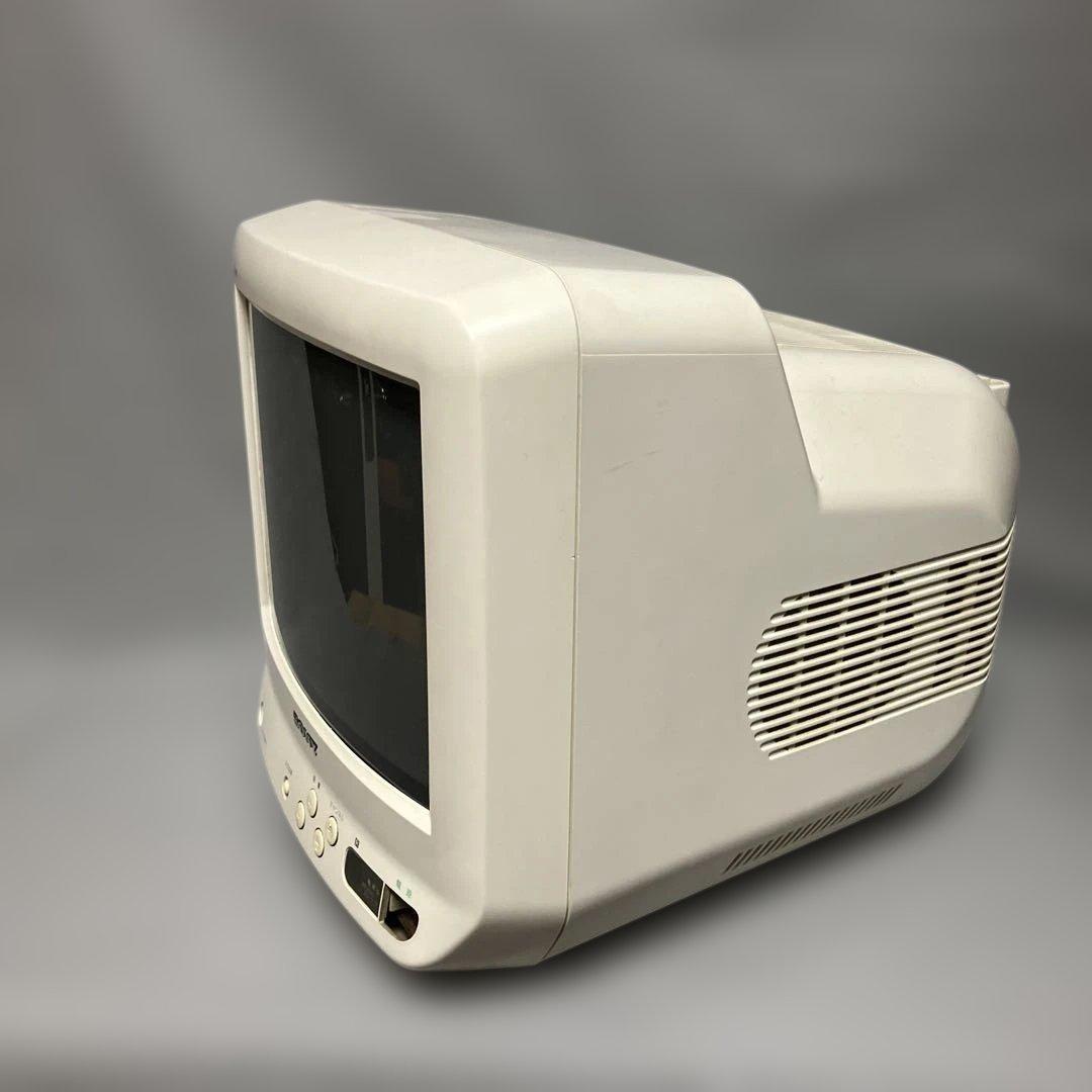 破損箇所あり・動作OK・SONY KV-10PR1・白・小型カラーテレビ
