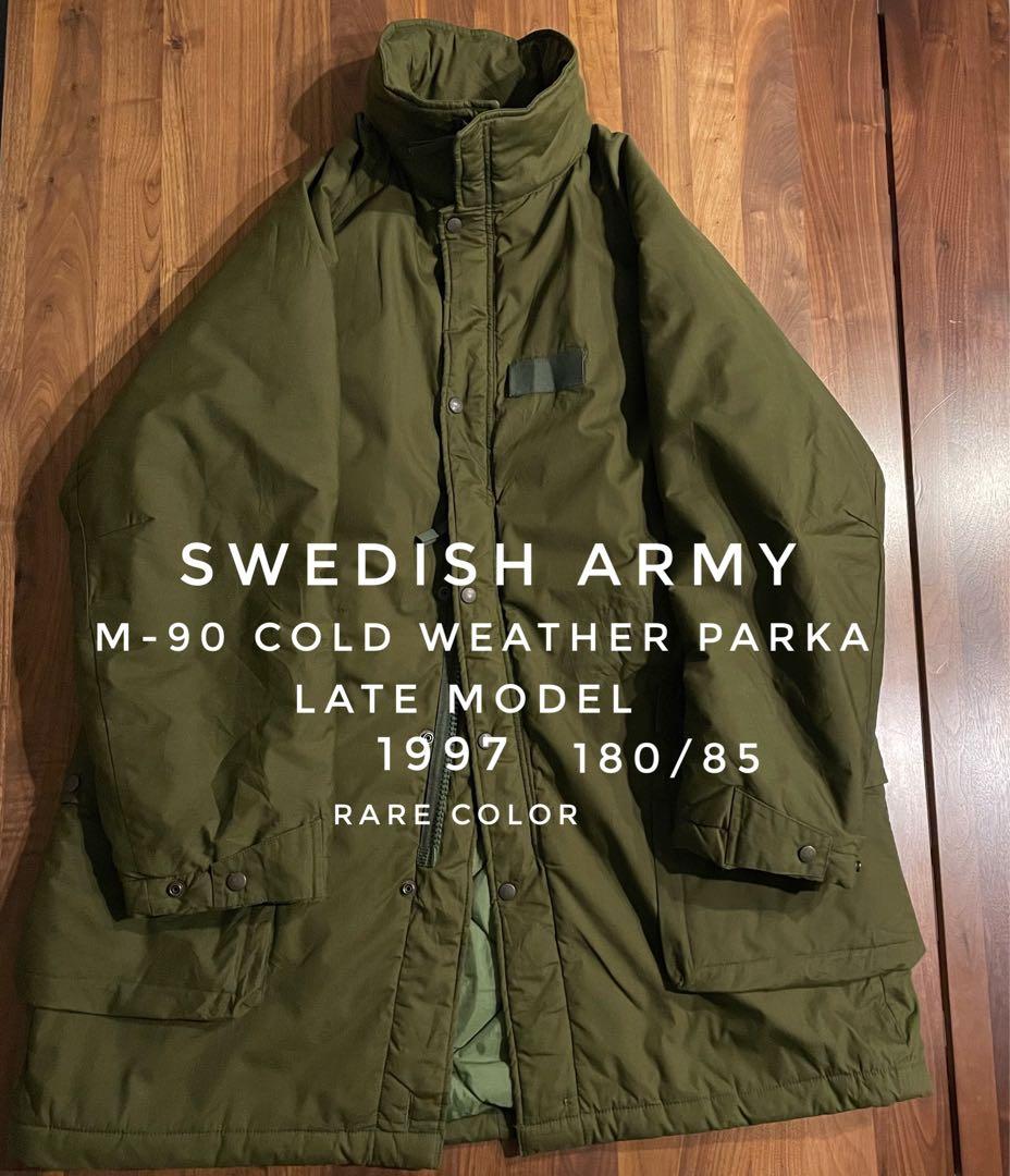 【希少色】実物スウェーデン軍M90 コールドウェザーパーカー後期型L 1997年