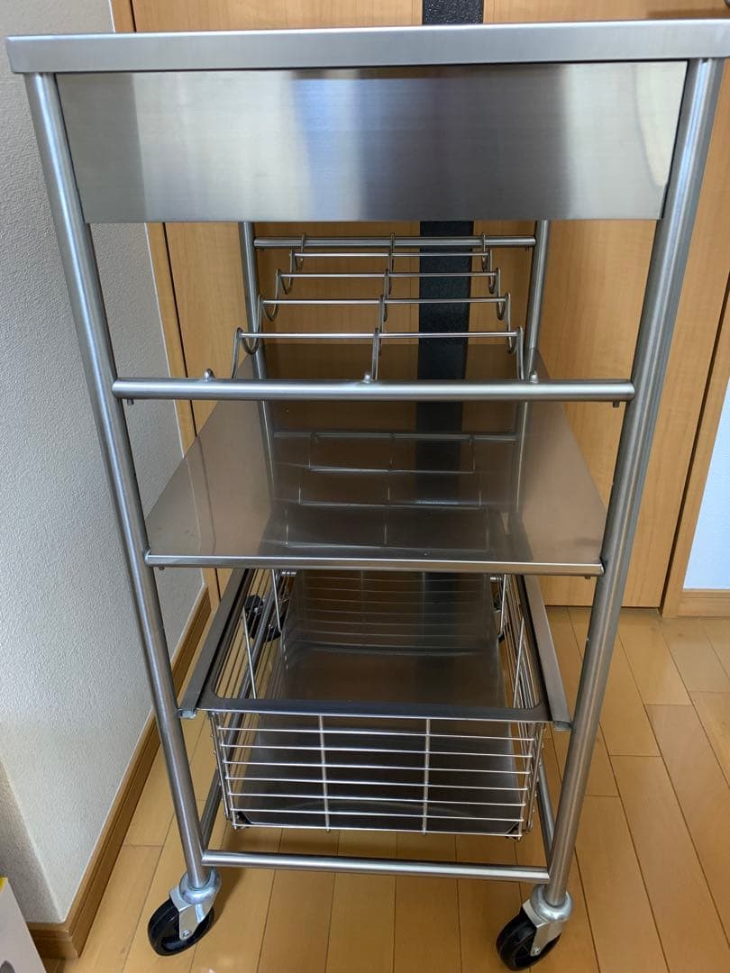 IKEA イケア　ステンレスワゴン