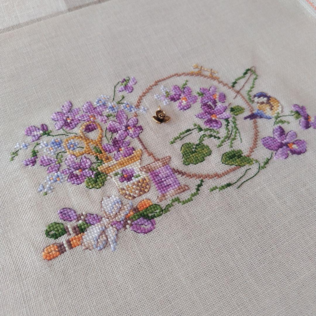 専用　クロスステッチ完成品　３点