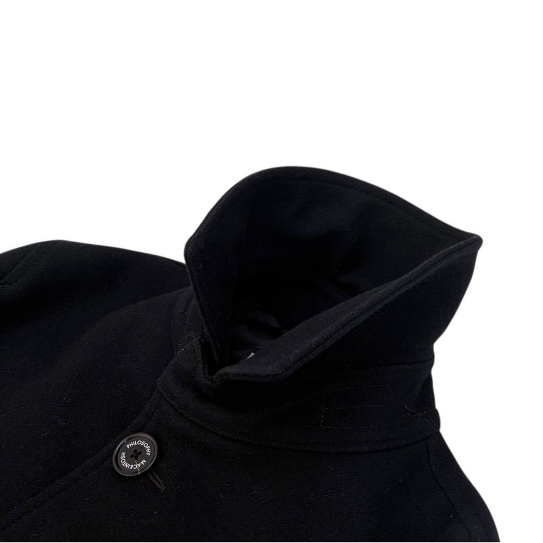 【美品】マッキントッシュ Pコート メルトン ウール キルティング ジャケット