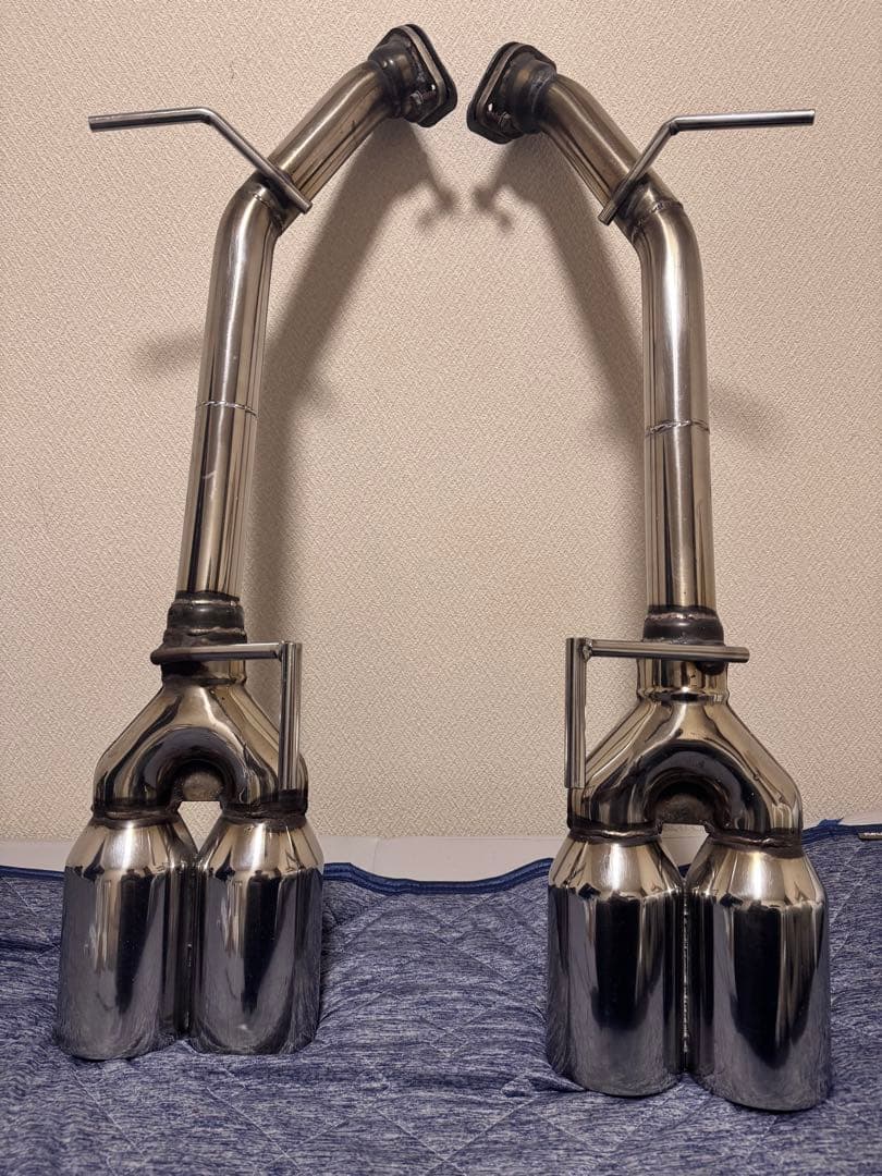 フーガY51 スリーキャッツ ４本出し直管マフラー